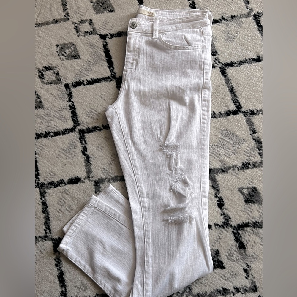 Distressed jeans